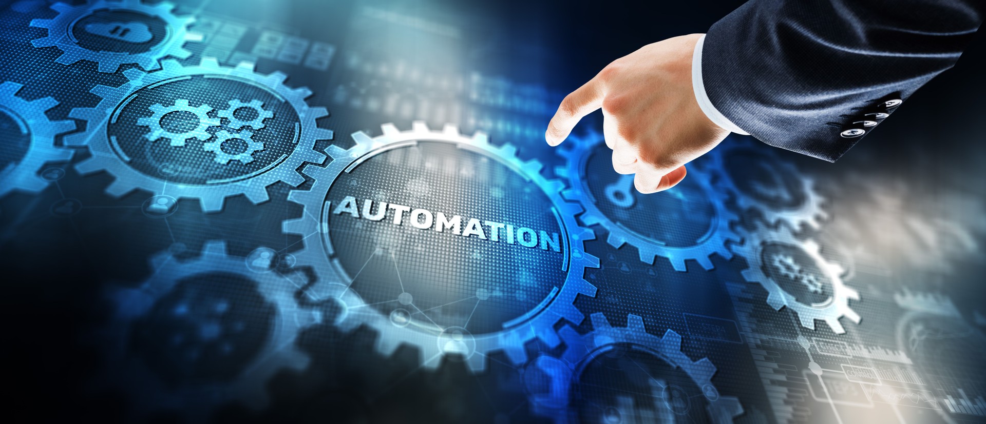 Automation Business and industrial process. Automation of business workflows